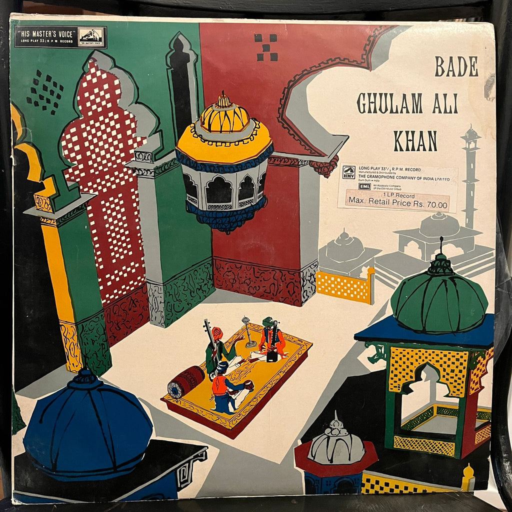 Khansahib Bade Ghulam Ali Khan – Great Master, Great Music (Used Vinyl - VG+) TRC