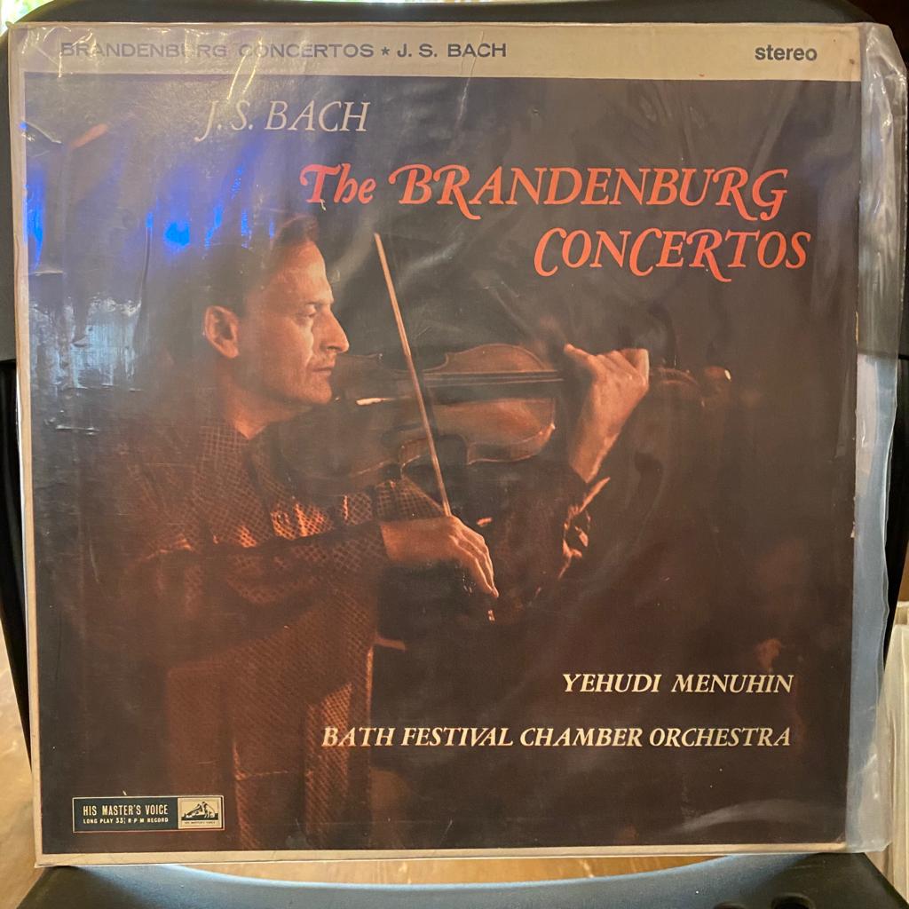 J.S. Bach, Yehudi Menuhin, Bath Festival Chamber Orchestra – The Brandenburg Concertos (Used Vinyl - VG) MD Marketplace