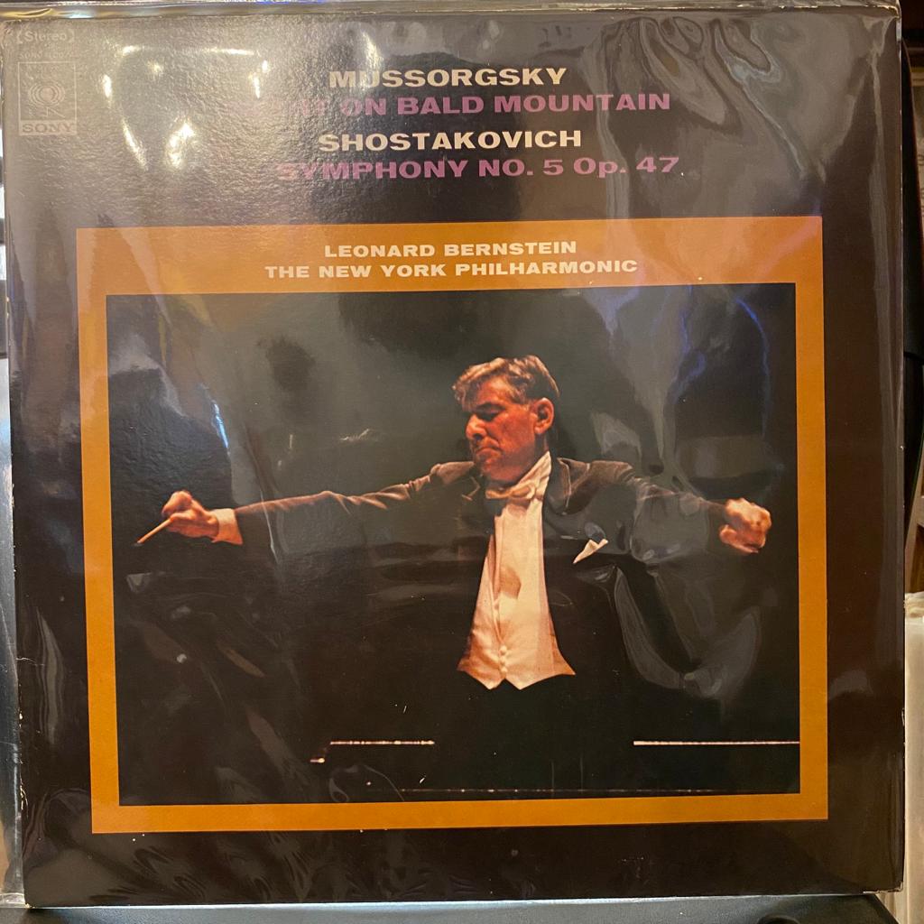 Leonard Bernstein, The New York Philharmonic Orchestra – Mussorgsky/Night On Bald Mountain; Shostakovich Symphony No. 5, Op. 47 (Used Vinyl - G) MD Marketplace