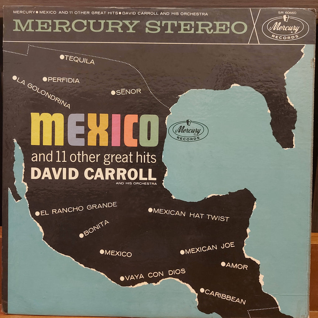David Carroll & His Orchestra – Mexico And 11 Other Great Hits (Used Vinyl - VG)