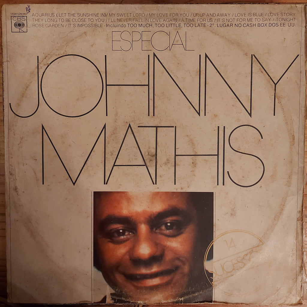 Johnny Mathis – Especial Johnny Mathis - 14 Sucessos (Used Vinyl - G)