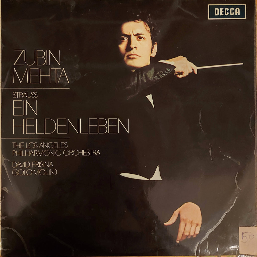 Zubin Mehta, Strauss, The Los Angeles Philharmonic Orchestra, David Frisina – Ein Heldenleben (Used Vinyl - VG)