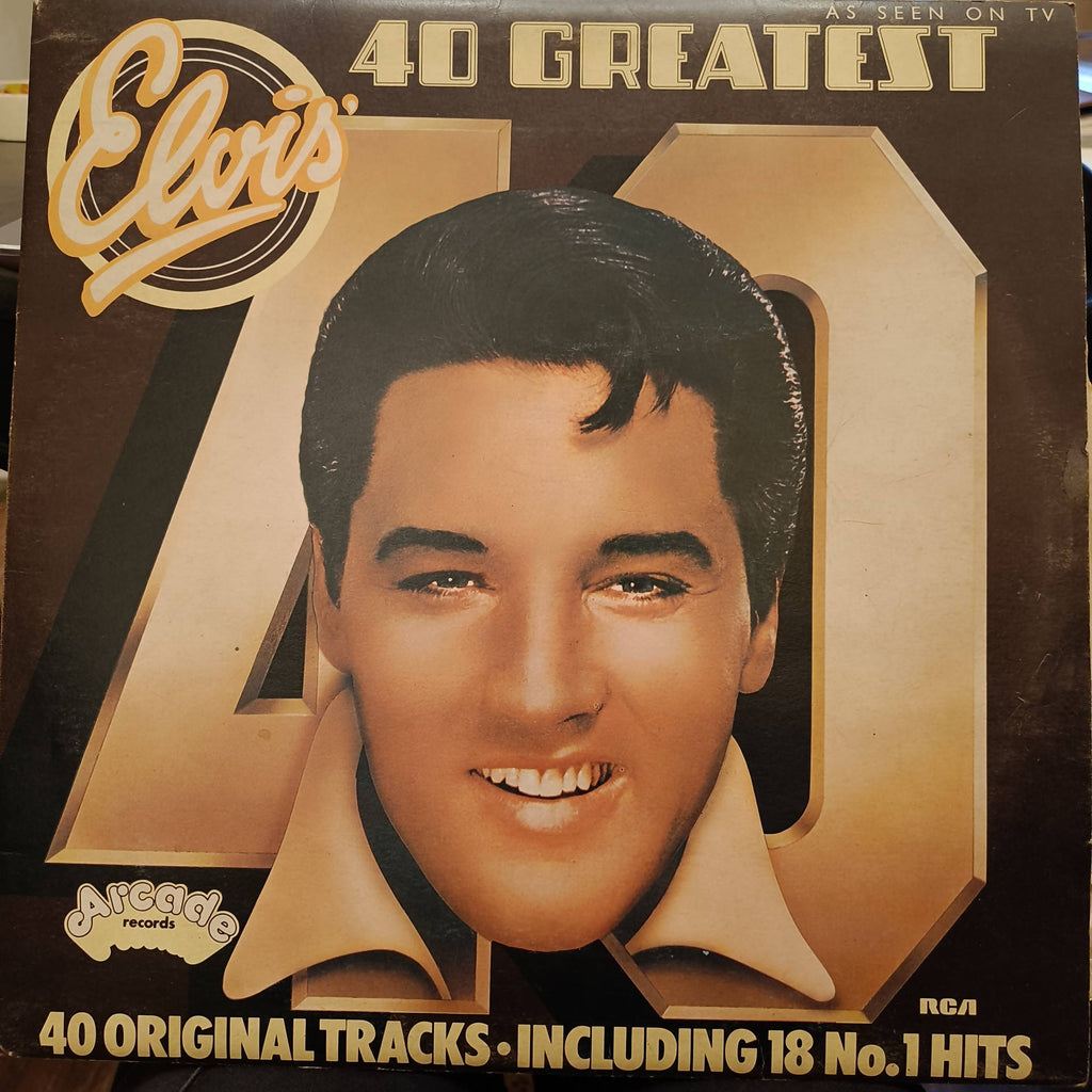 Elvis Presley – 40 Greatest Hits (Used Vinyl - VG) JS