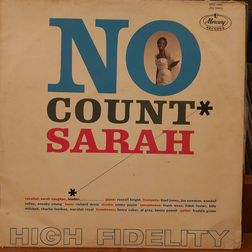 Sarah Vaughan – No Count Sarah (Used Vinyl - G)