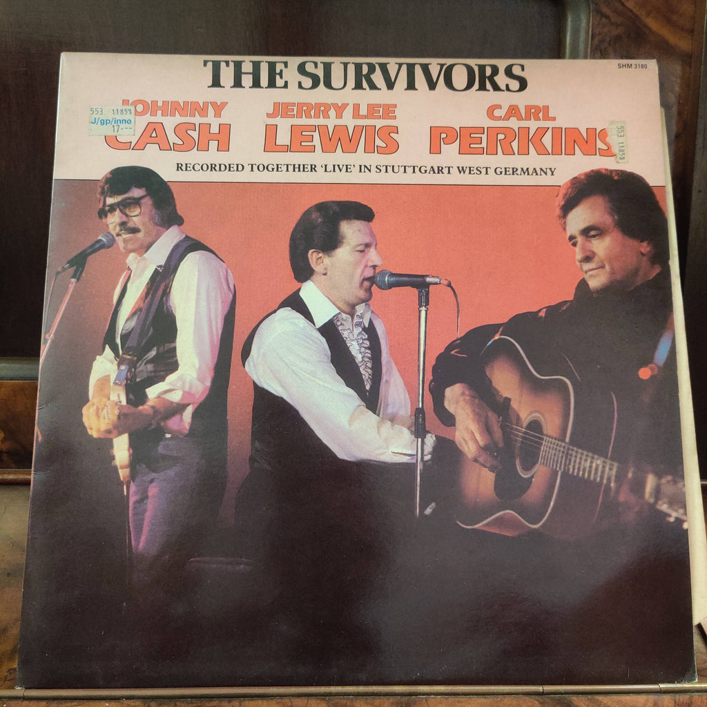 Johnny Cash, Carl Perkins, Jerry Lee Lewis – The Survivors (Used Vinyl - VG+)