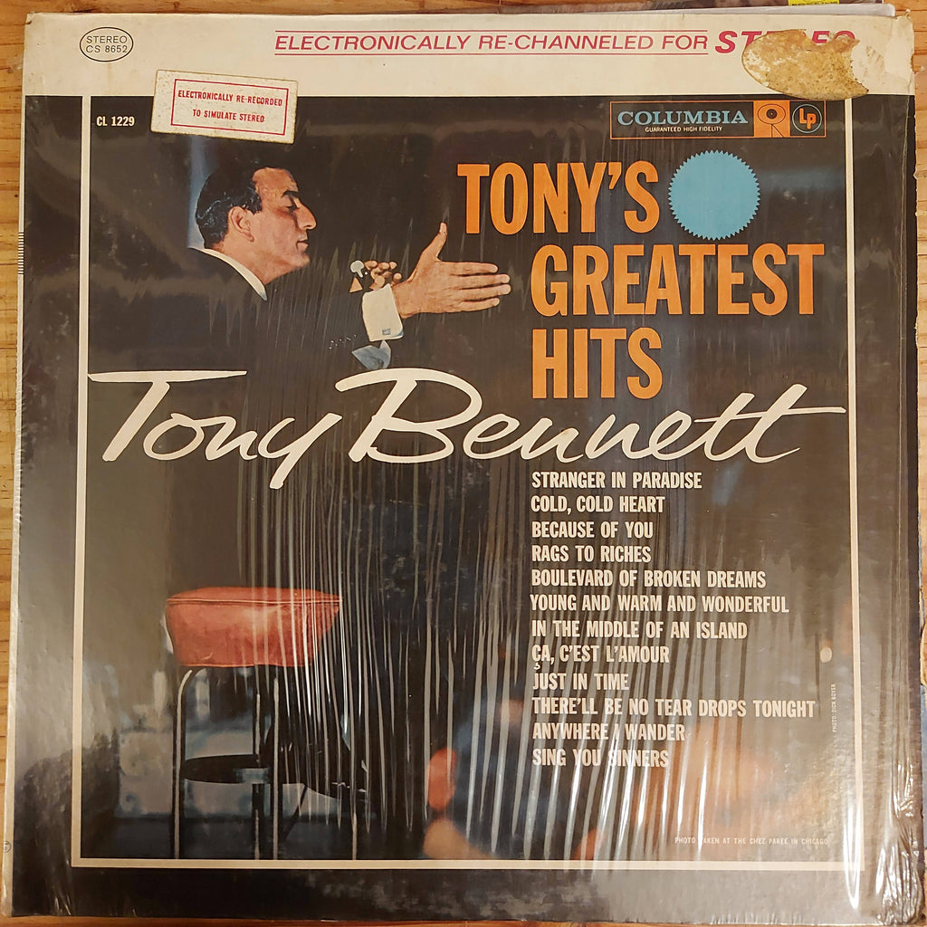 Tony Bennett – Tony's Greatest Hits (Used Vinyl - VG)