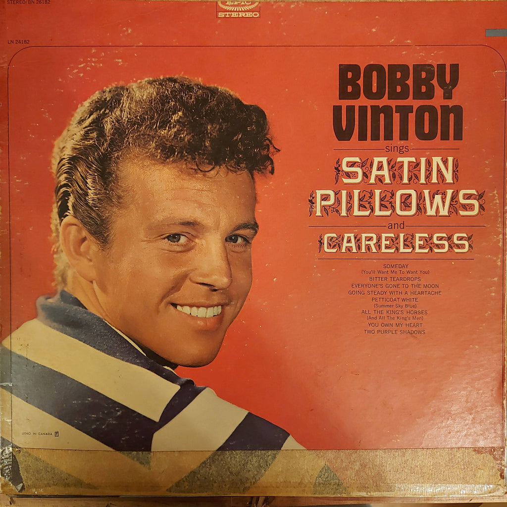 Bobby Vinton – Bobby Vinton Sings Satin Pillows And Careless (Used Vinyl - G)