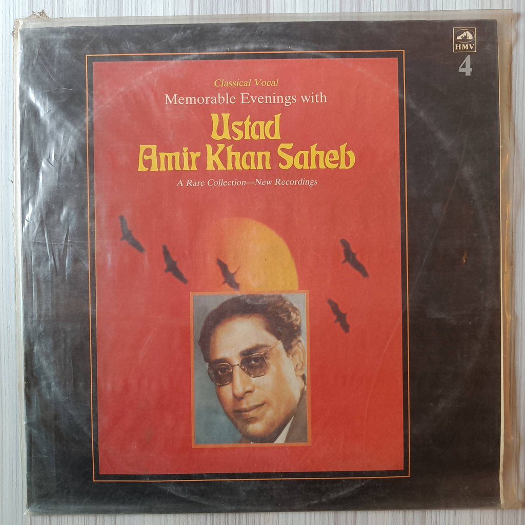 Ustad Amir Khan Saheb – Memorable Evenings With Ustad Amir Khan Saheb Vol. IV (Used Vinyl - VG) AD