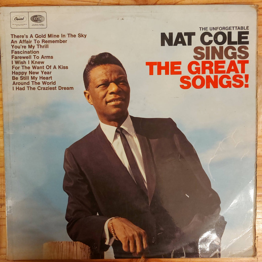 Nat Cole – The Unforgettable Nat Cole Sings The Great Songs! (Used Vinyl - VG)
