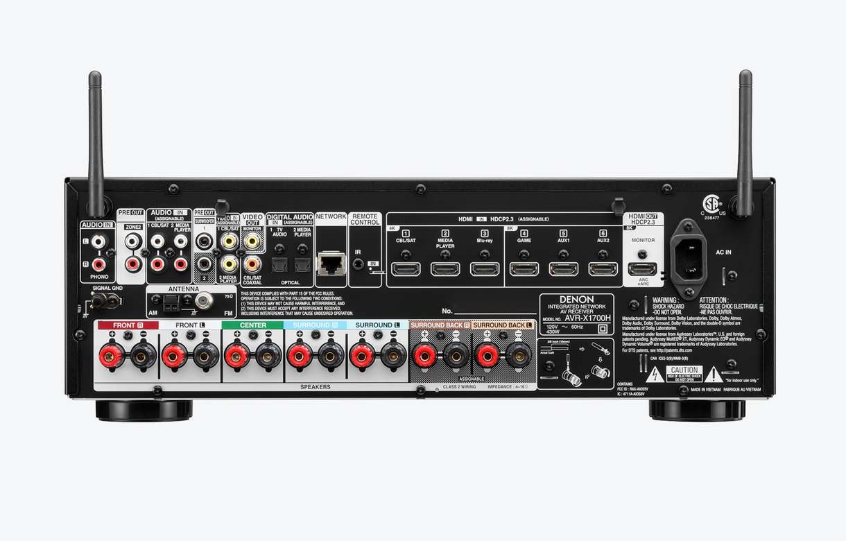 Denon AVR-X1700H AV Receiver
