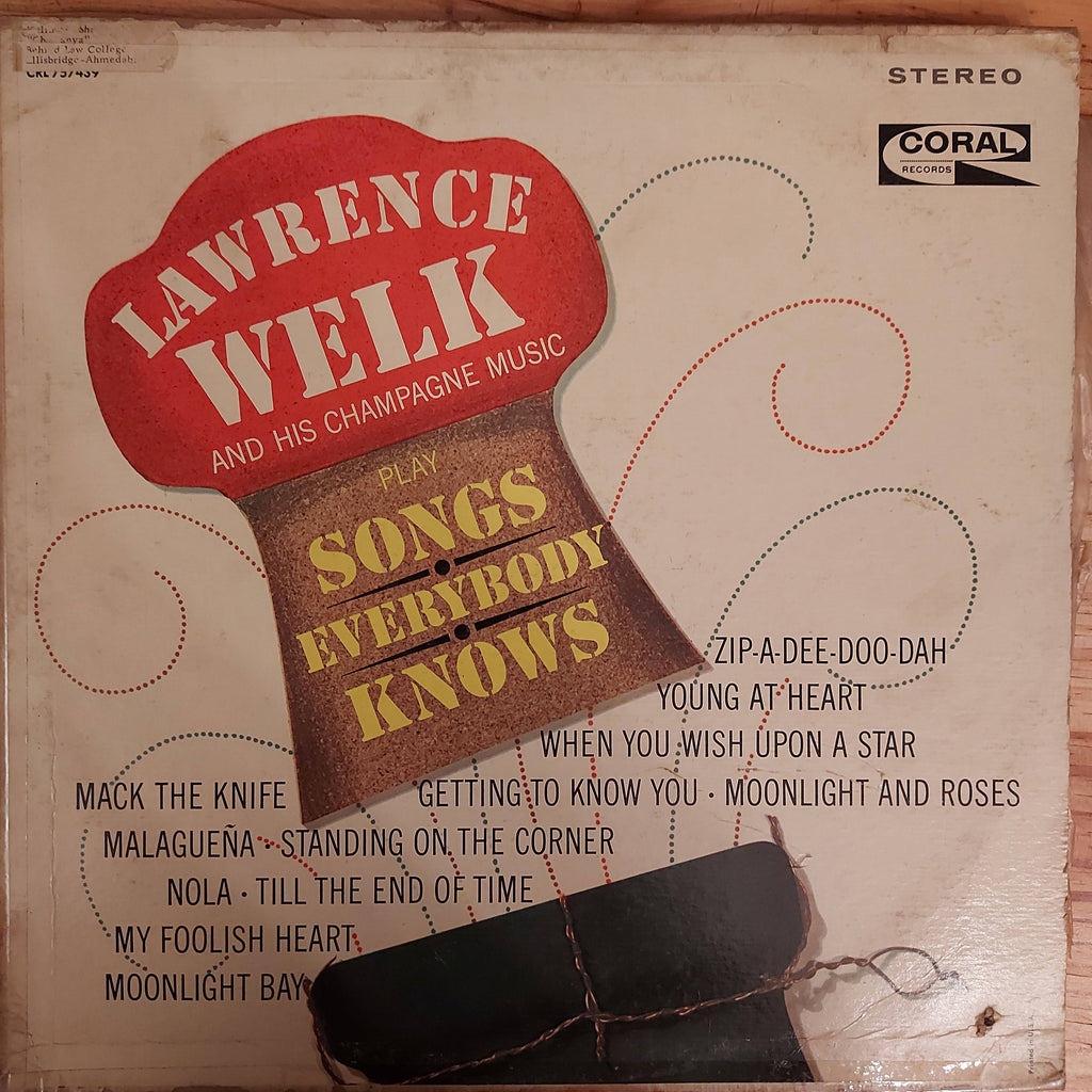 Lawrence Welk And His Champagne Music – Play Songs Everybody Knows (Used Vinyl - VG+)