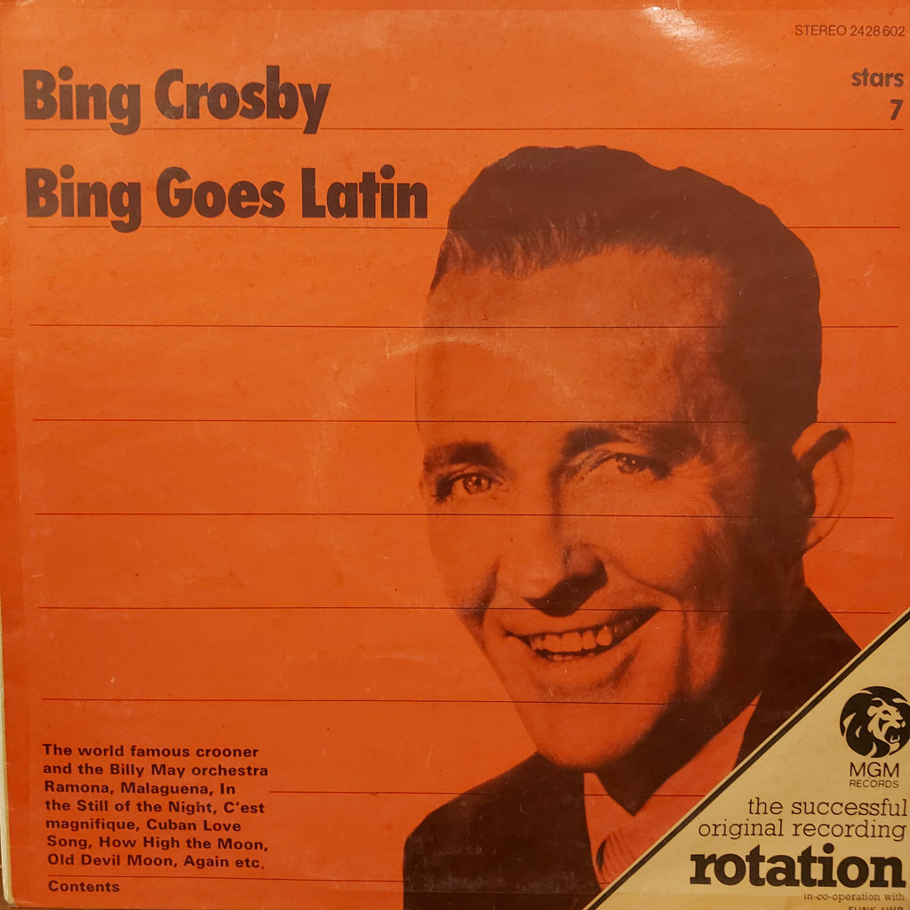 Bing Crosby – Bing Goes Latin (Used Vinyl - G)