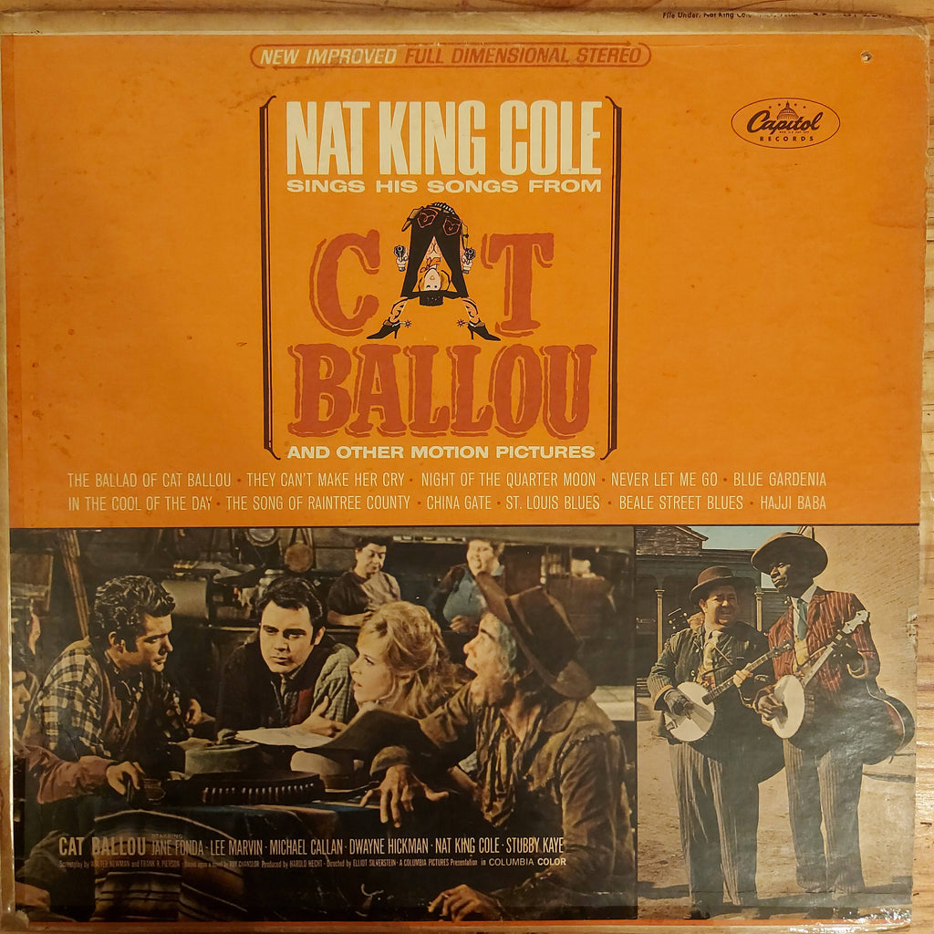 Nat King Cole – Nat King Cole Sings His Songs From Cat Ballou And Other Motion Pictures (Used Vinyl - VG)
