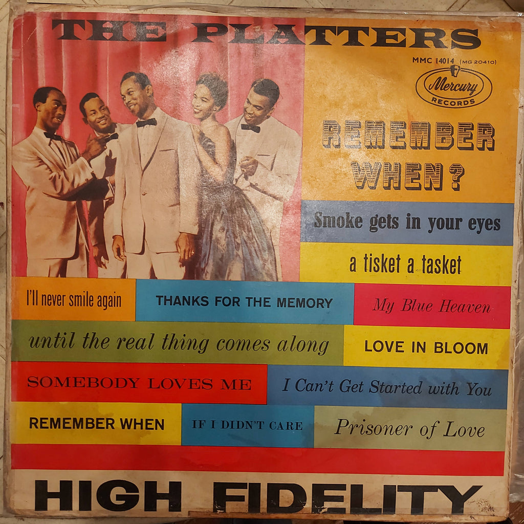 The Platters – Remember When? (Used Vinyl - VG)