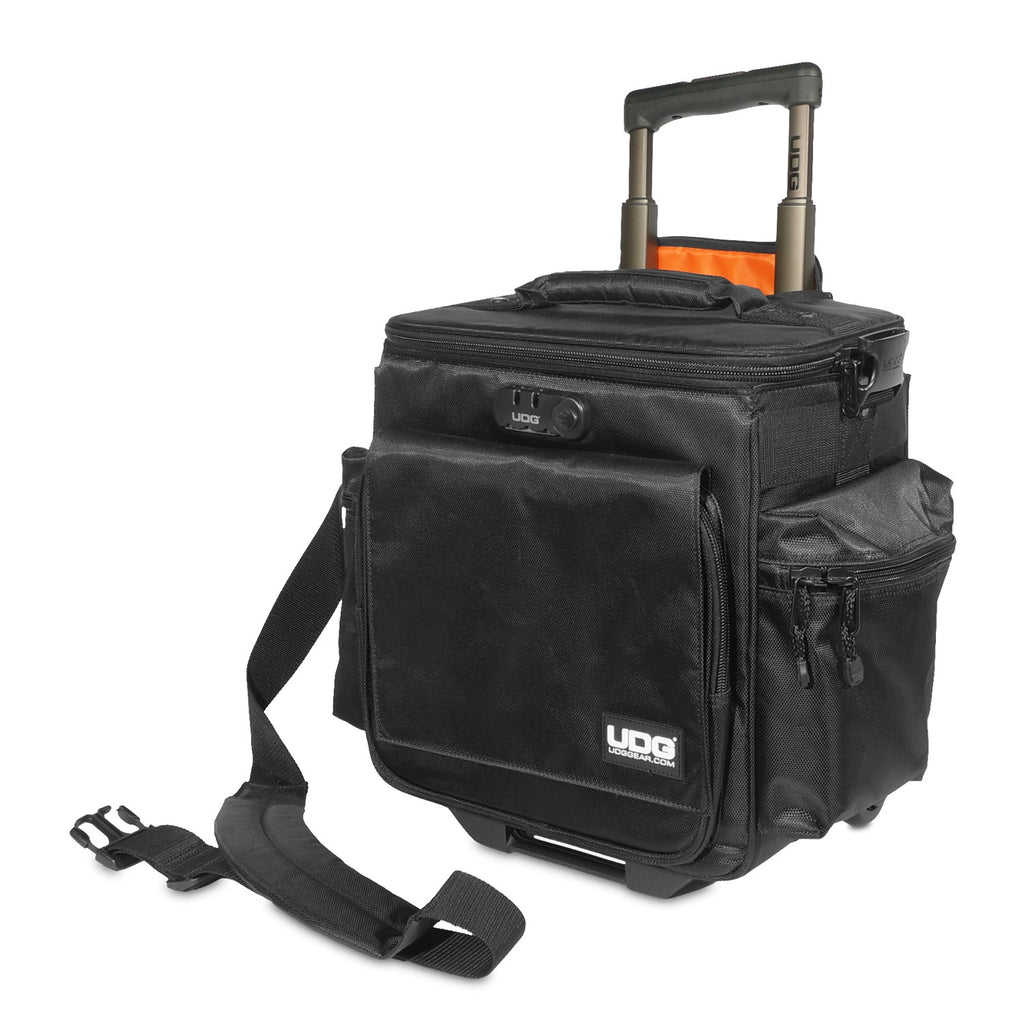 UDG Ultimate Sling Bag Trolley Deluxe Black, Orange Inside MK2