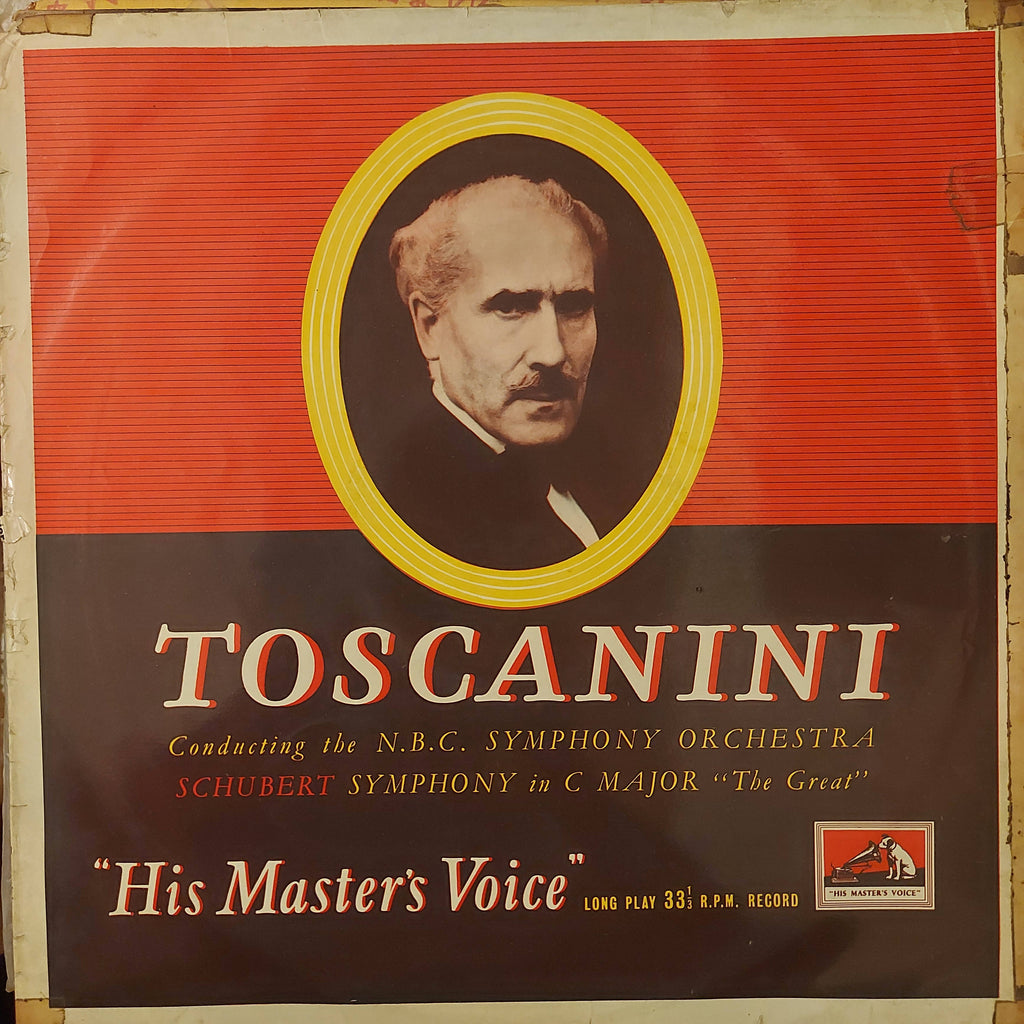 Schubert, NBC Symphony Orchestra Conducted By Arturo Toscanini – Symphony In C Major "The Great" (Used Vinyl - G) JS