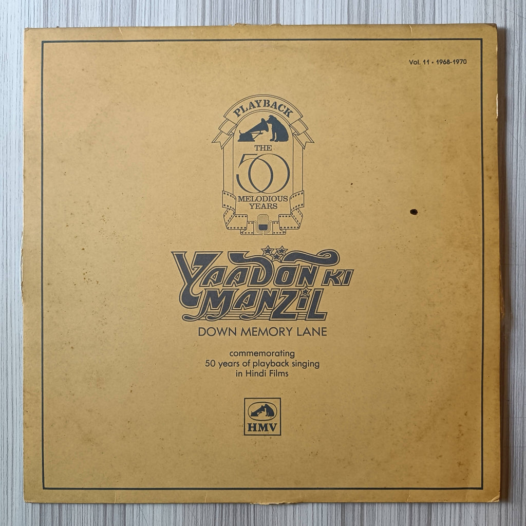 various – Yaadon Ki Manzil - Down Memory Lane - Vol.11 (Used Vinyl - VG) AD
