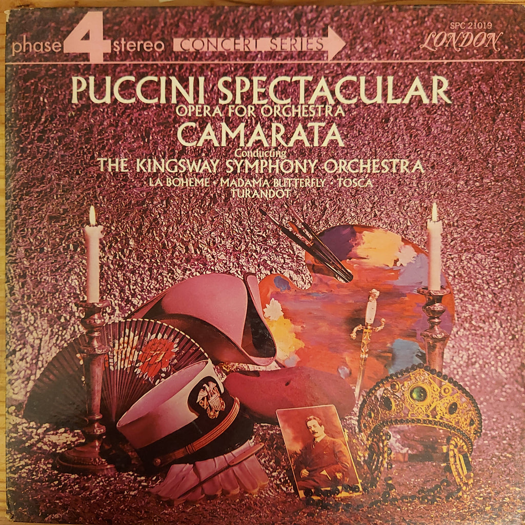 Giacomo Puccini, Camarata, The Kingsway Symphony Orchestra – Puccini Spectacular Opera For Orchestra (Used Vinyl - VG)
