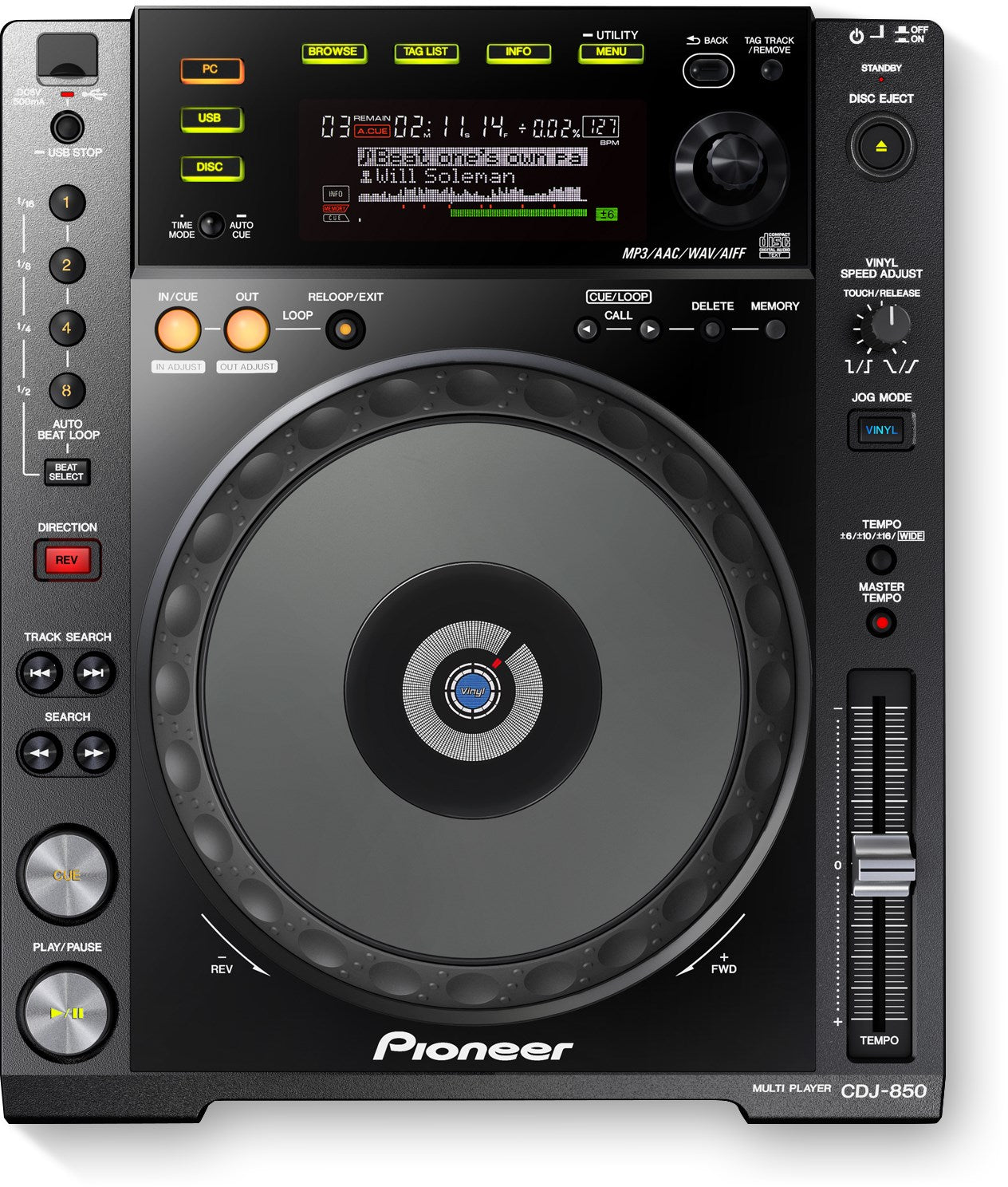 Pioneer CDJ 850 – The Revolver Club