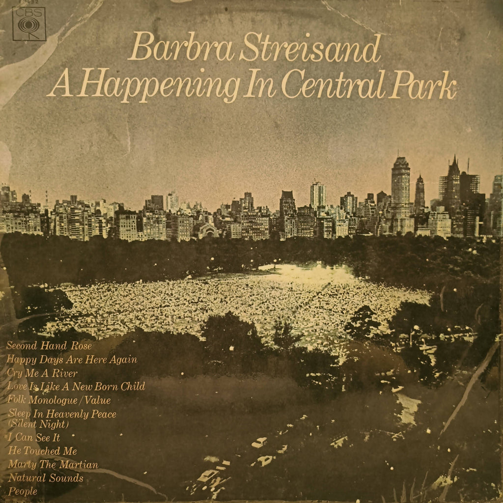 Barbra Streisand – A Happening In Central Park (Used Vinyl - VG+)