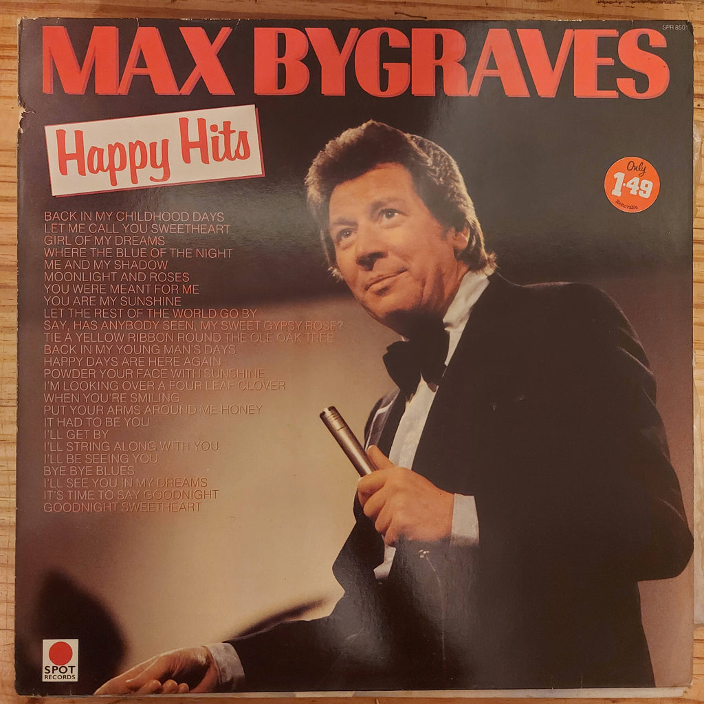 Max Bygraves – Happy Hits (Used Vinyl - VG+) JS