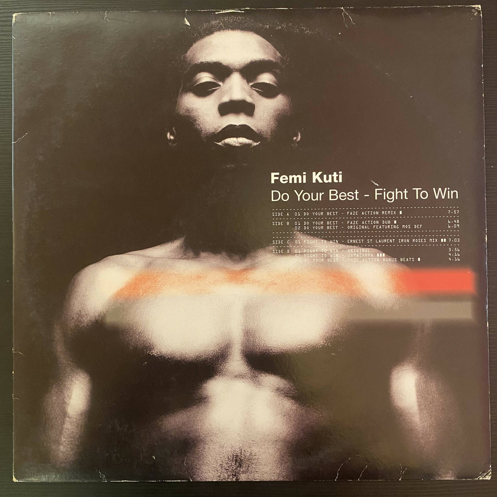 Femi Kuti – Do Your Best / Fight To Win (Remixes) (Used Vinyl - VG) JB Marketplace