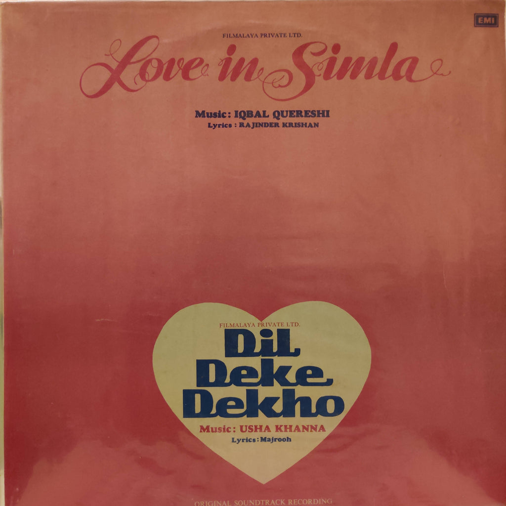 Usha Khanna / Iqbal Quereshi – Dil Deke Dekho / Love In Simla (Used Vinyl - VG+) NP