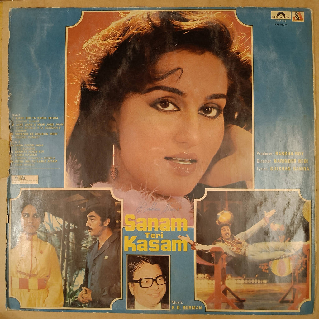 R. D. Burman – Sanam Teri Kasam = सनम तेरी कसम (Used Vinyl - VG) NP