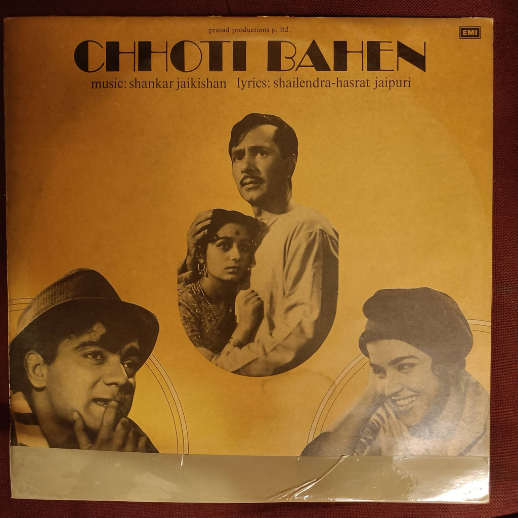 Shankar Jaikishan, Shailendra - Hasrat Jaipuri – Chhoti Bahen (Used Vinyl - VG) NP