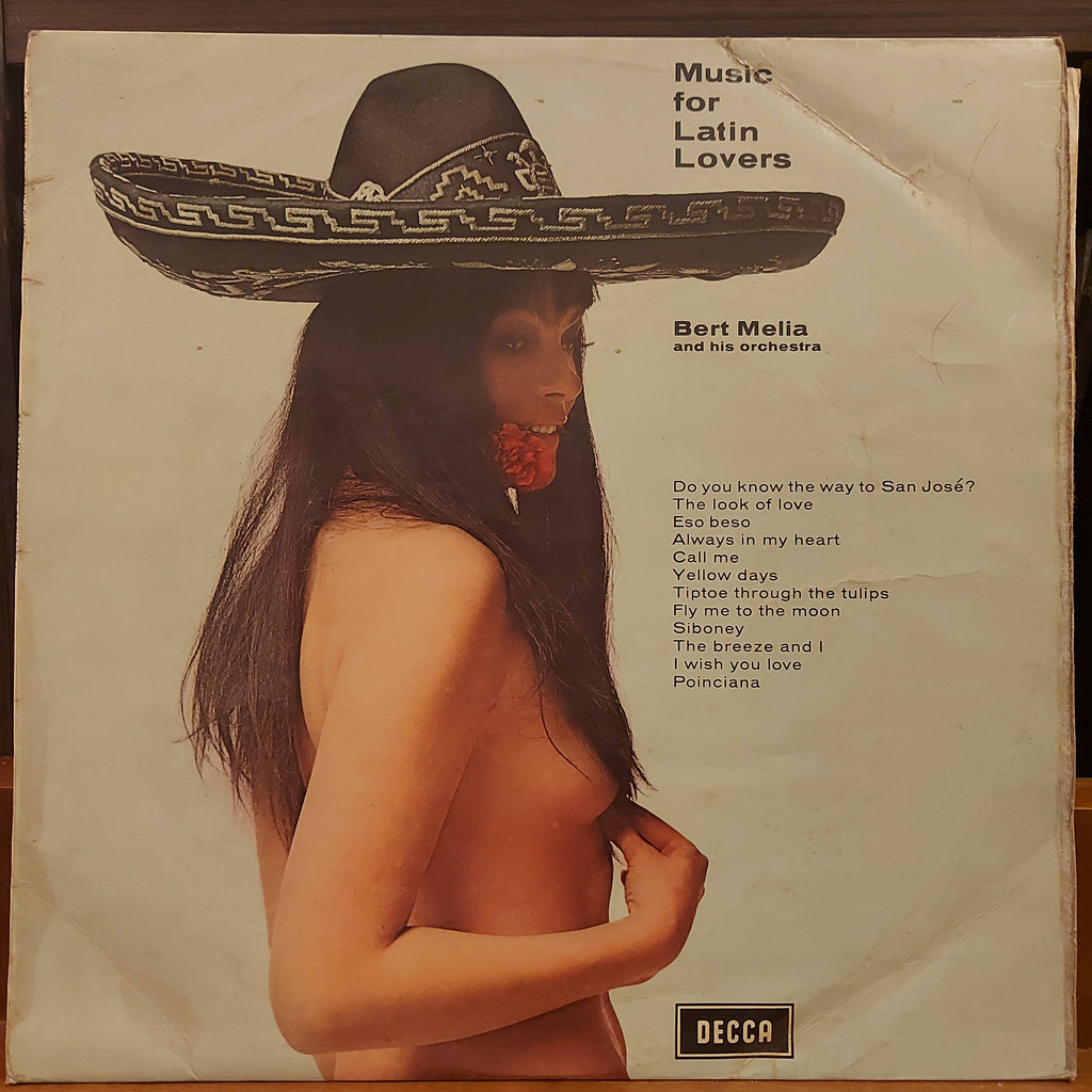 Bert Melia And His Orchestra – Music For Latin Lovers (Used Vinyl - G)