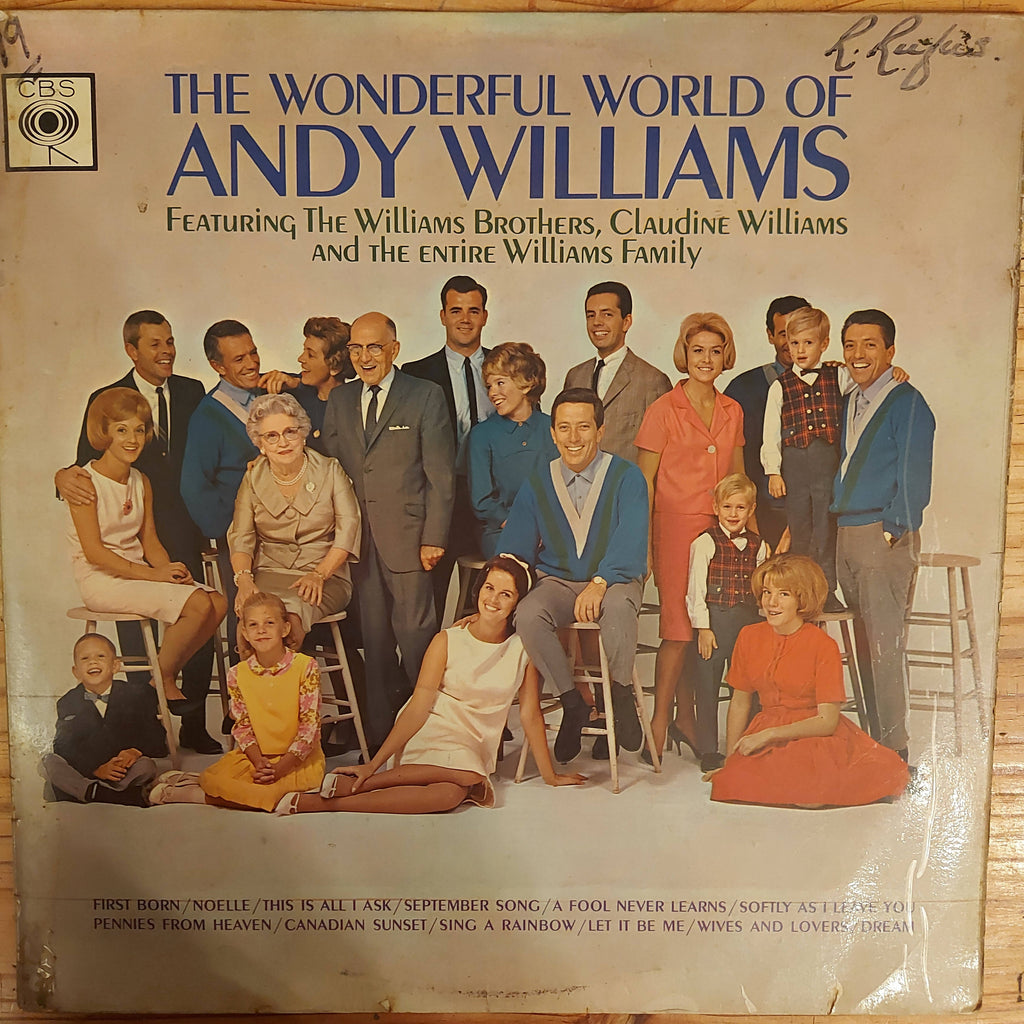 Andy Williams – The Wonderful World Of Andy Williams (Used Vinyl - G)
