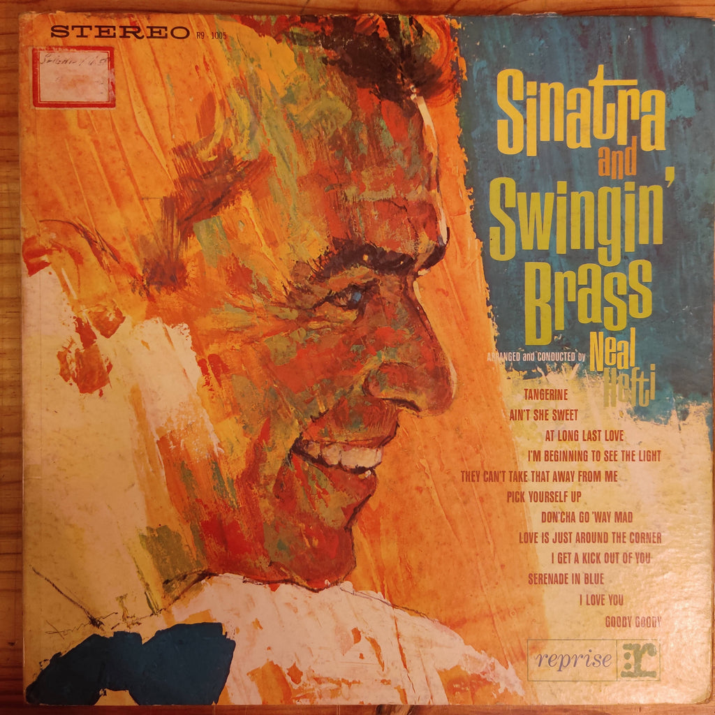 Frank Sinatra Arranged And Conducted By Neal Hefti – Sinatra And Swingin' Brass (Used Vinyl - G)