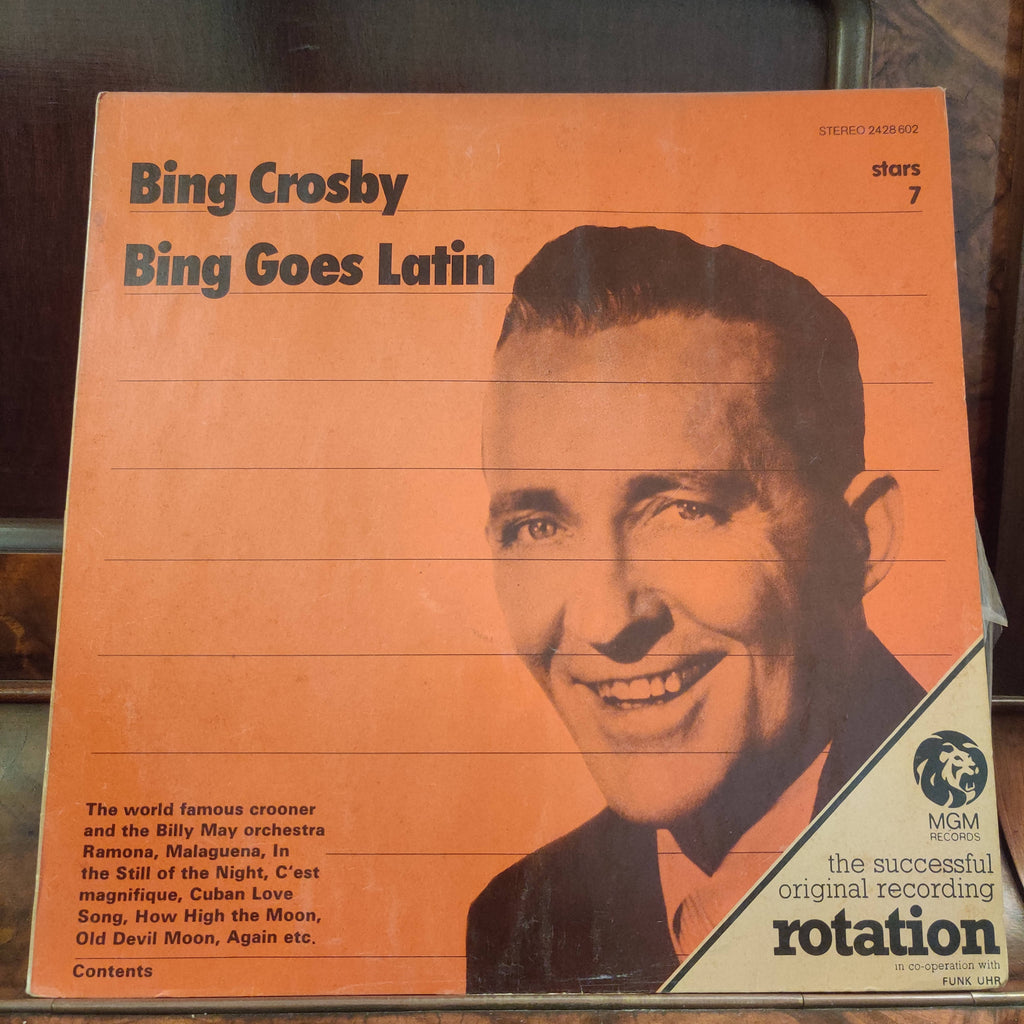 Bing Crosby – Bing Goes Latin (Used Vinyl - VG+)