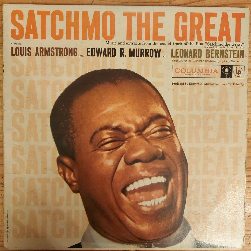 Louis Armstrong and Edward R. Murrow With Leonard Bernstein – Satchmo The Great (Used Vinyl - VG)