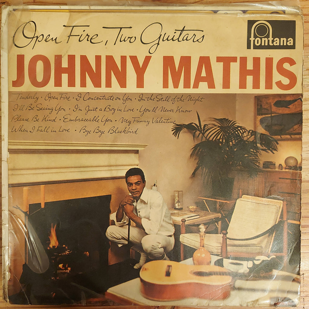 Johnny Mathis – Open Fire, Two Guitars (Used Vinyl - G)