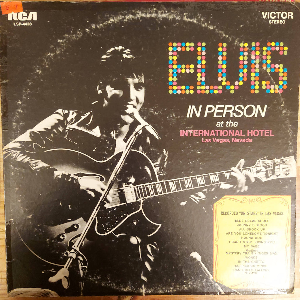 Elvis – Elvis In Person At The International Hotel (Used Vinyl - VG)