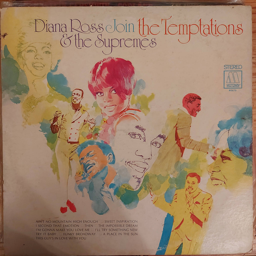 Diana Ross And The Supremes & The Temptations – Diana Ross & The Supremes Join The Temptations (Used Vinyl - G)