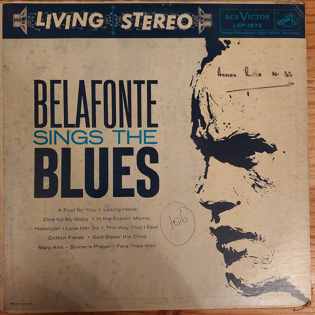 Harry Belafonte – Belafonte Sings The Blues (Used Vinyl - VG)