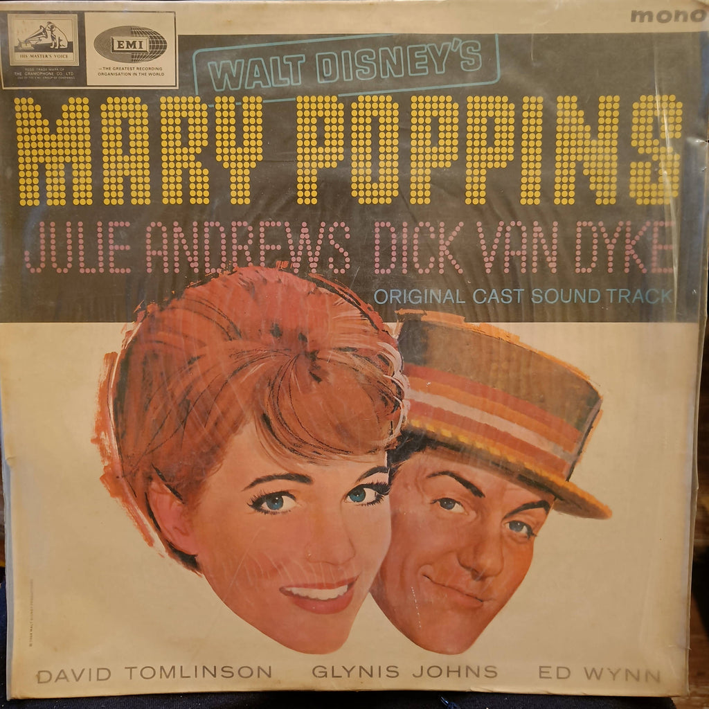 Various – Walt Disney's Mary Poppins: Original Cast Sound Track (Used Vinyl - VG) JS