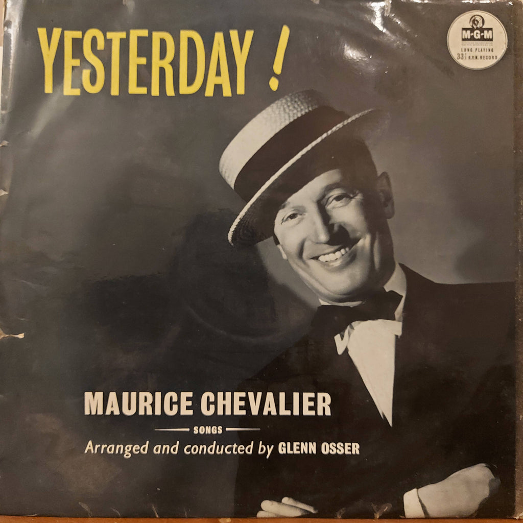 Maurice Chevalier – "Yesterday" (Used Vinyl - VG+)