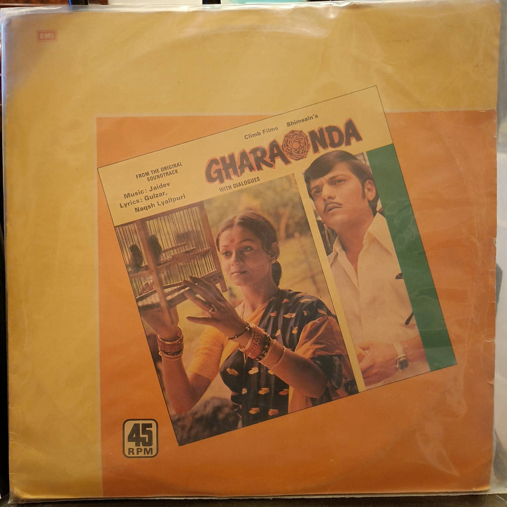 Jaidev – Gharaonda (With Dialogues) (Used Vinyl - VG) NP