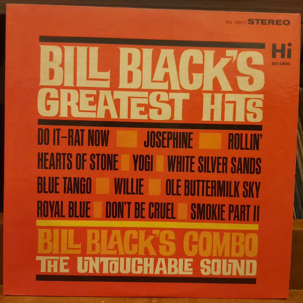 Bill Black's Combo – Bill Black's Greatest Hits (Used Vinyl - VG+)