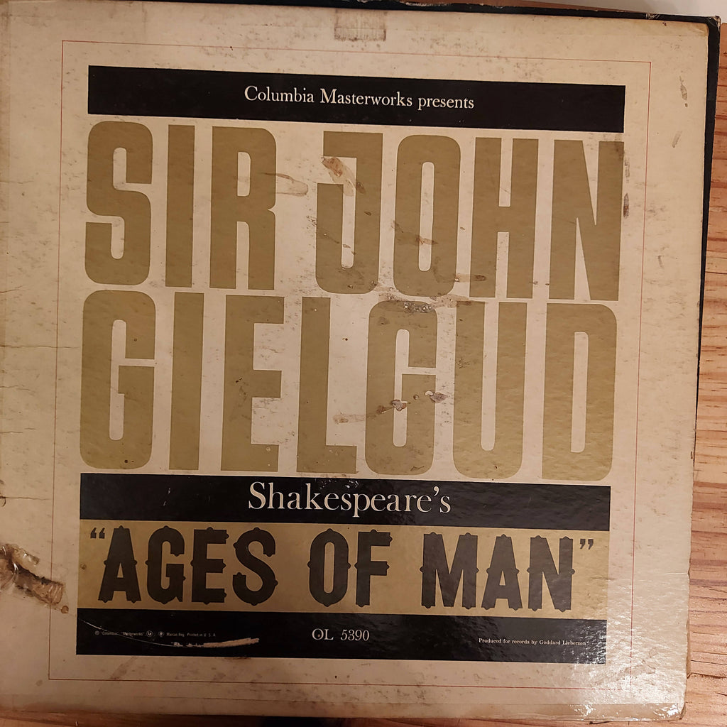 Sir John Gielgud – Shakespeare's Ages Of Man (Used Vinyl - G)