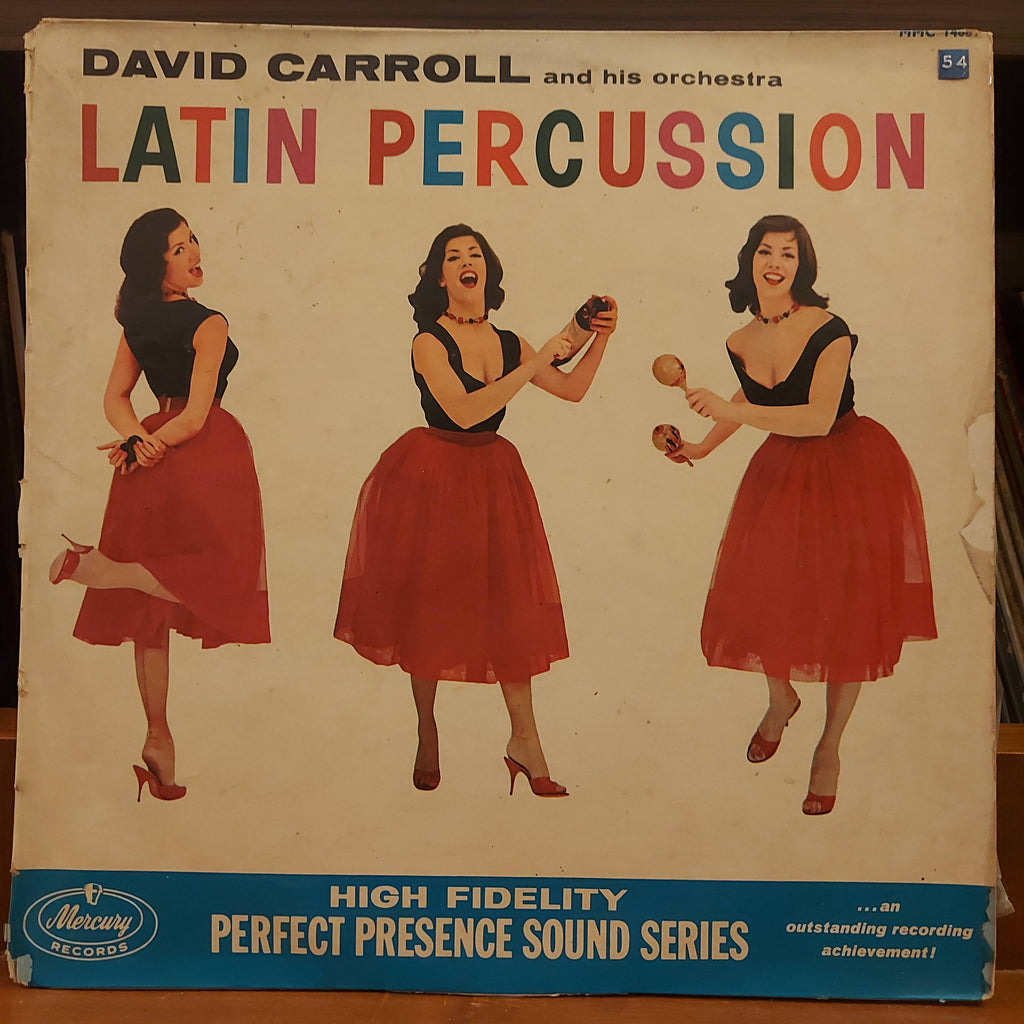David Carroll And His Orchestra ‎– Latin Percussion (Used Vinyl - G)