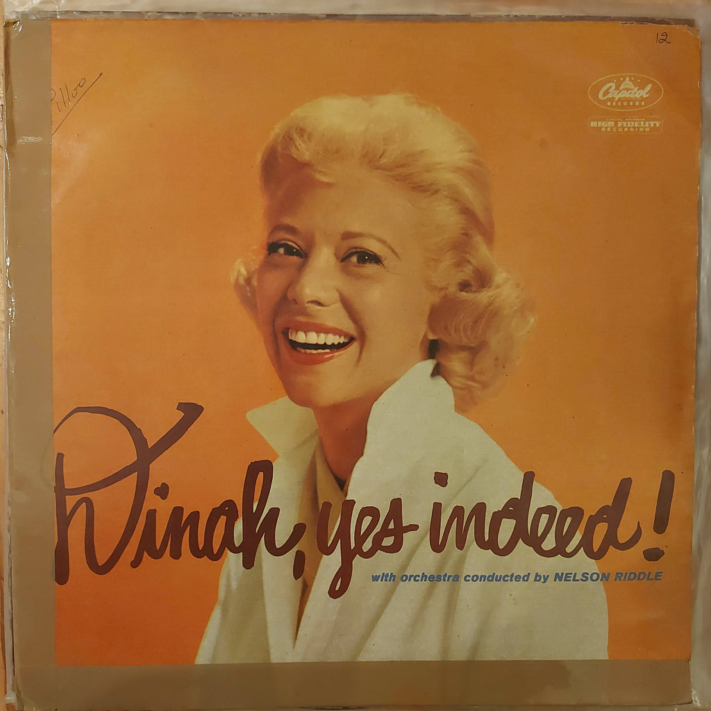 Dinah Shore – Dinah, Yes Indeed! (Used Vinyl - G) JS