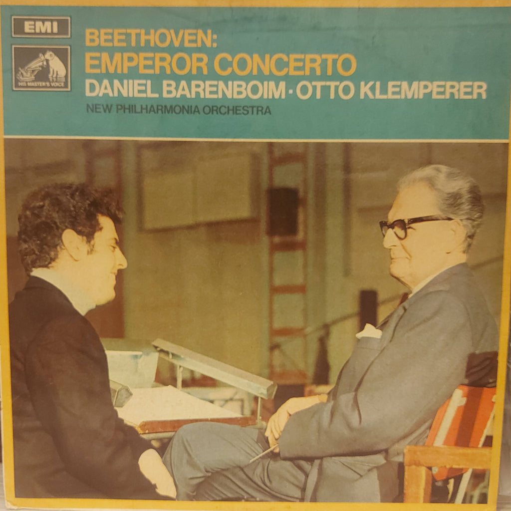 Beethoven* : Daniel Barenboim with Otto Klemperer conducting New Philharmonia Orchestra – 'Emperor' Concerto In E Flat, Op. 73 (Used Vinyl - VG)