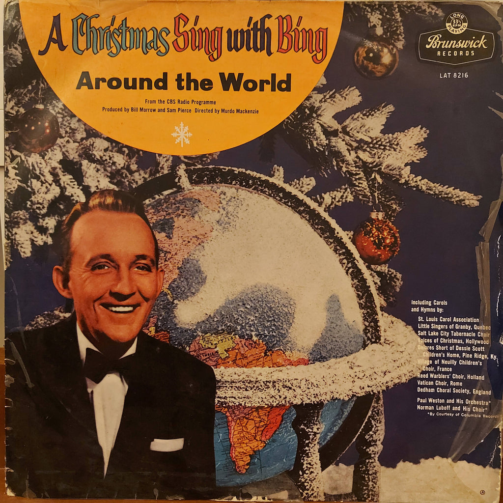 Bing Crosby – A Christmas Sing With Bing Around The World (Used Vinyl - G)