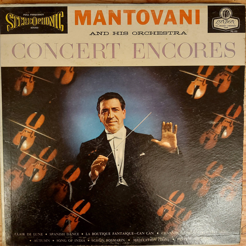 Mantovani And His Orchestra – Concert Encores (Used Vinyl - VG)