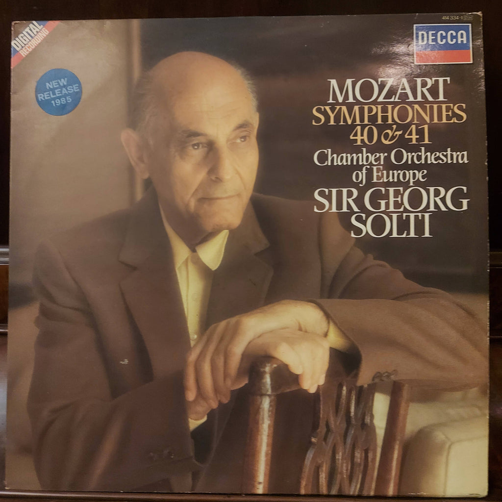 Mozart - Sir Georg Solti, Chamber Orchestra Of Europe – Symphonies 40 & 41 (Used Vinyl - VG+)