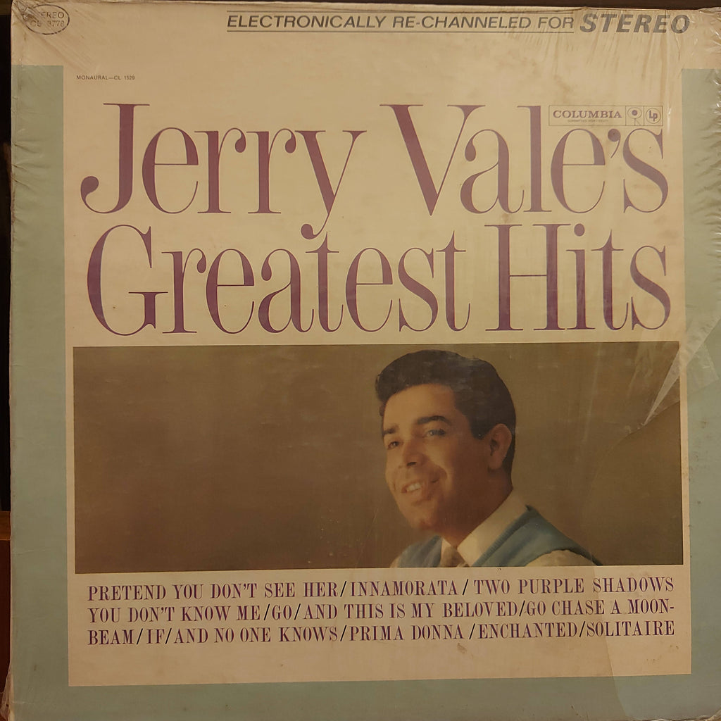 Jerry Vale – Jerry Vale's Greatest Hits (Used Vinyl - VG)